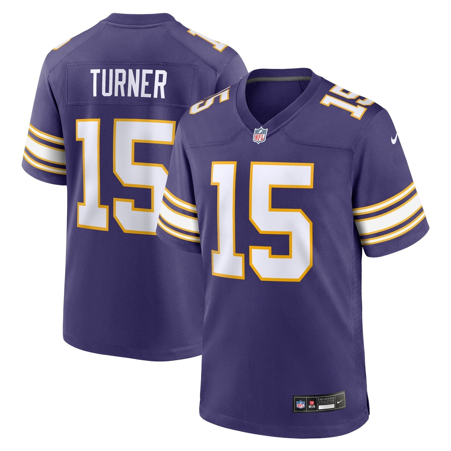 Dallas Turner Minnesota Vikings Nike Alternate Game Jersey -  Purple