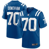 Art Donovan Indianapolis Colts Nike Game Retired   Jersey - Royal