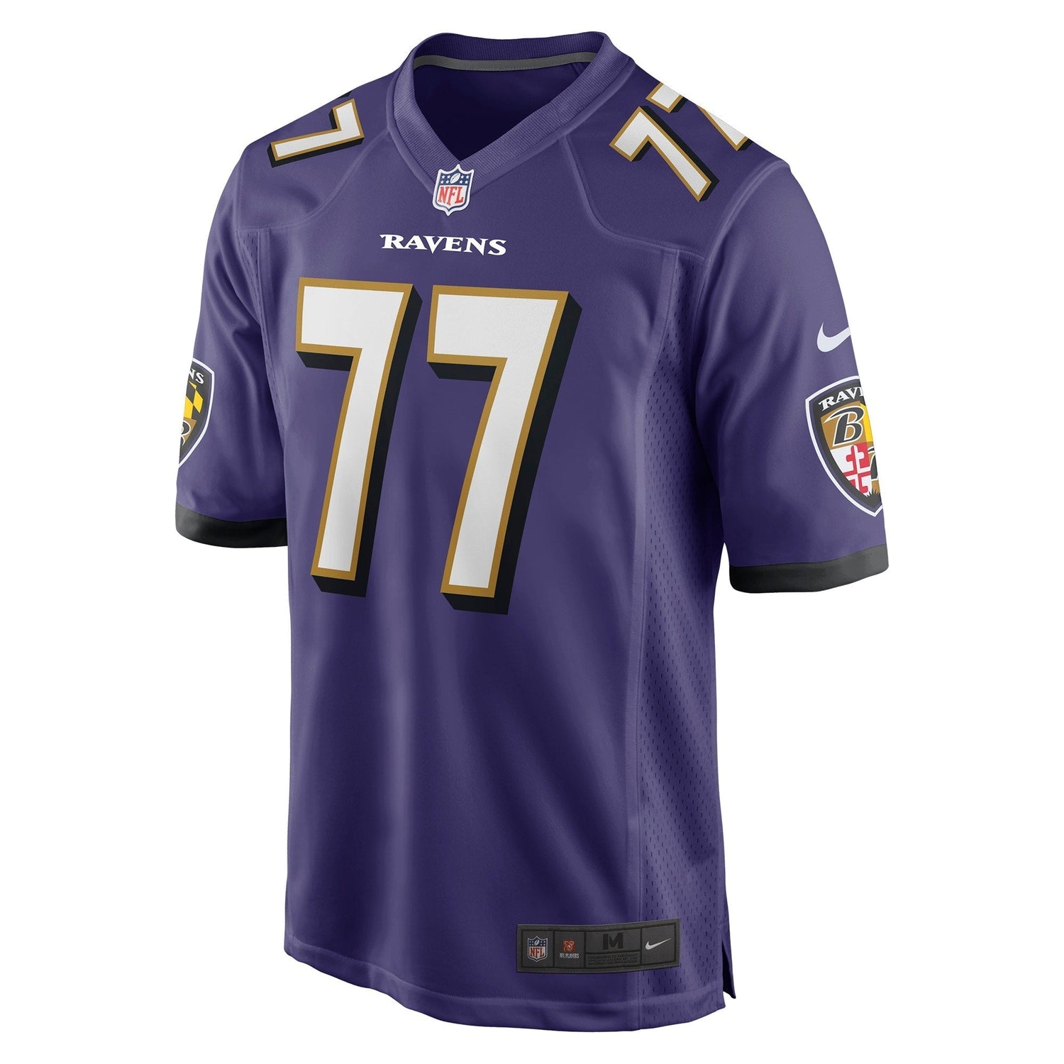 Daniel Faalele Baltimore Ravens Nike   Game Jersey - Purple