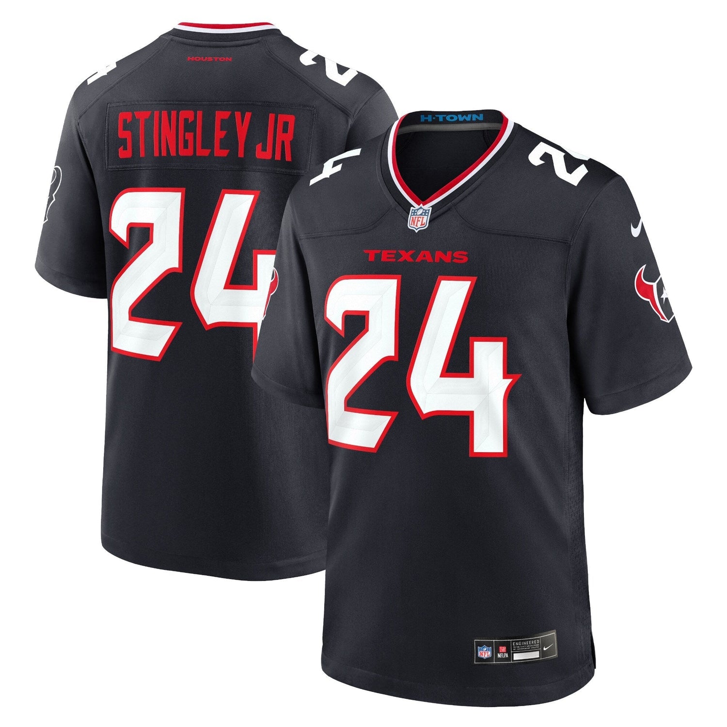 Derek Stingley Jr. Houston Texans Nike Game Jersey - Navy