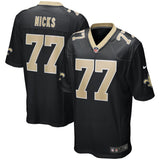Carl Nicks New Orleans Saints Nike Game Retired   Jersey - Black