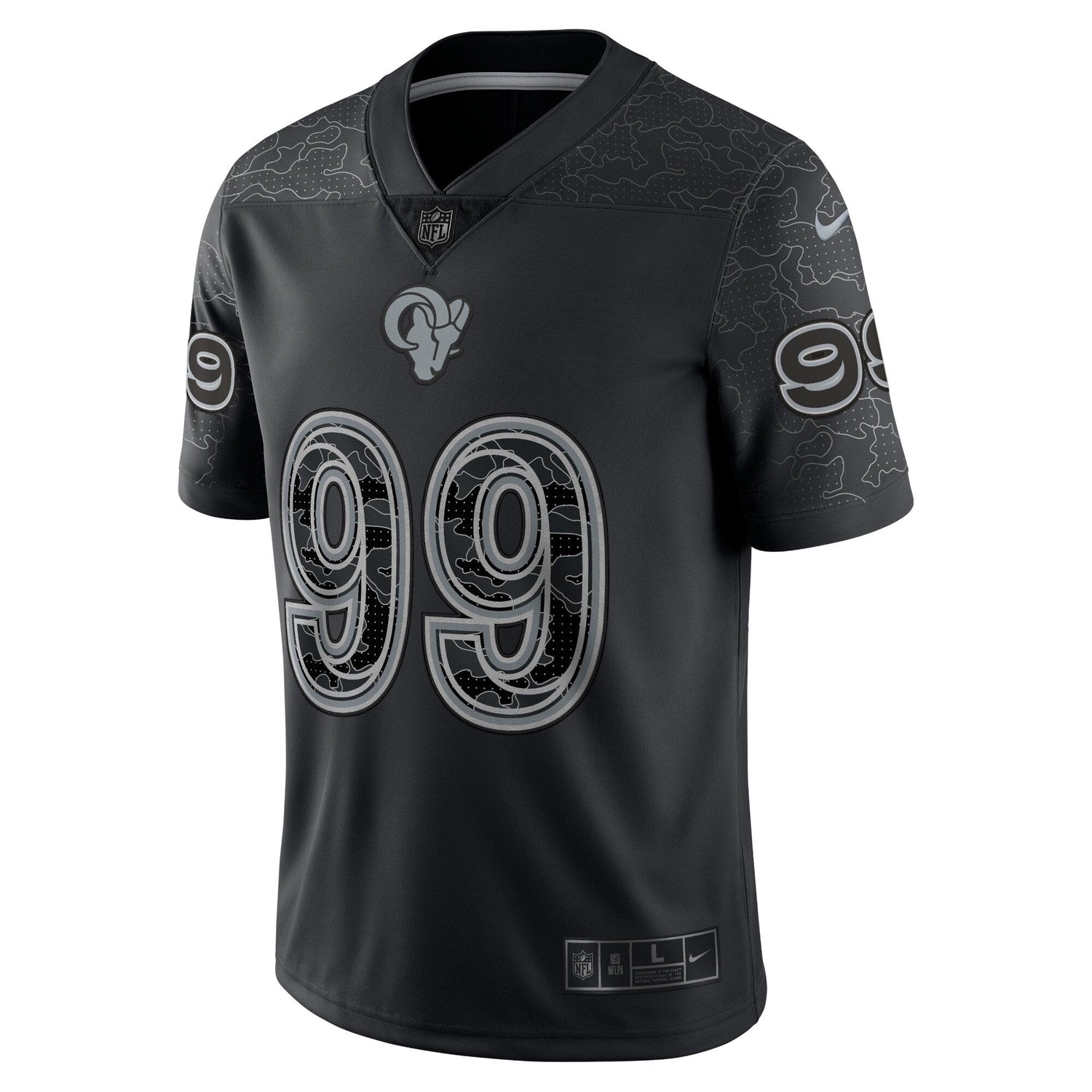 Aaron Donald Los Angeles Rams Nike RFLCTV Limited Jersey - Black