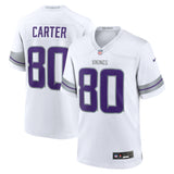 Cris Carter Minnesota Vikings Nike Alternate Retired   Game Jersey - White