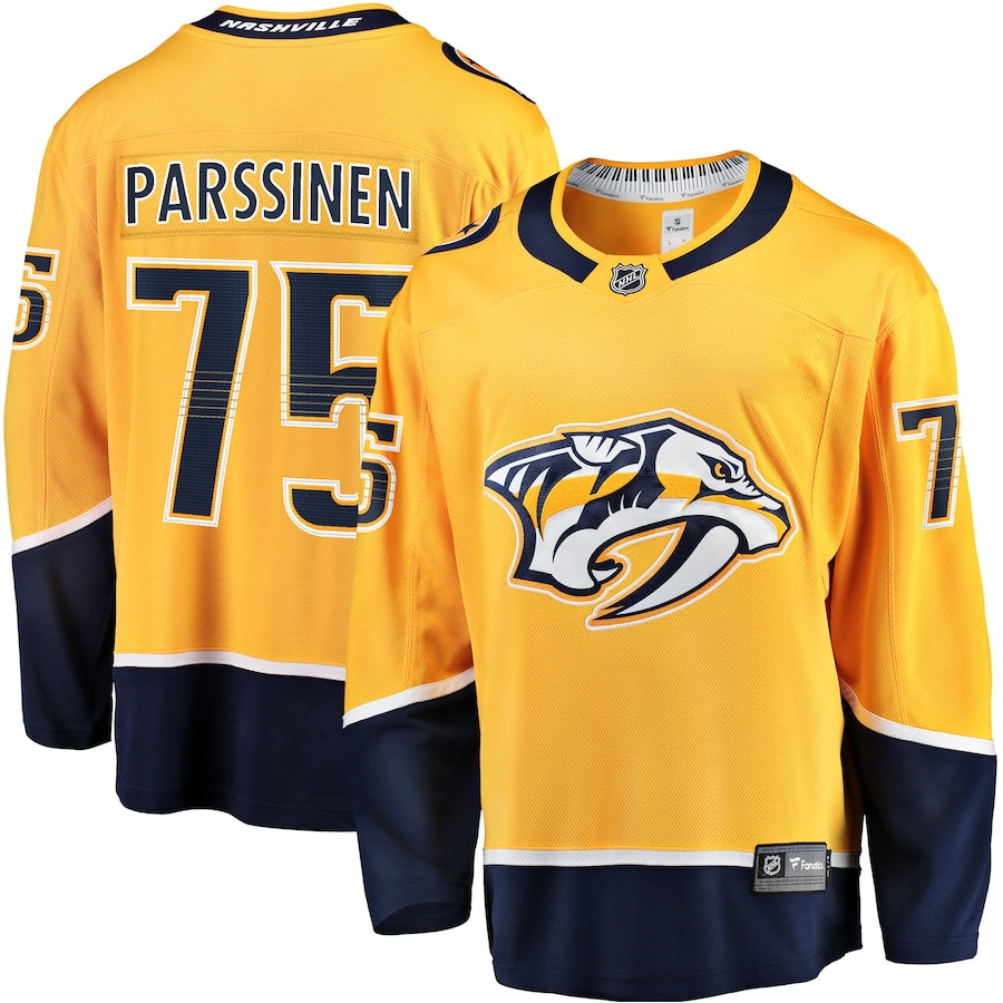 Juuso Parssinen Nashville Predators   Home Breakaway Jersey - Gold