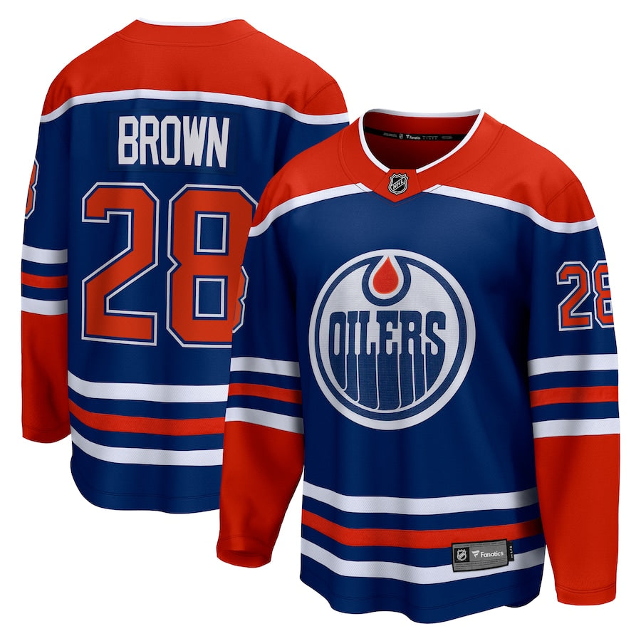 Connor Brown Edmonton Oilers   Home Breakaway Jersey - Royal