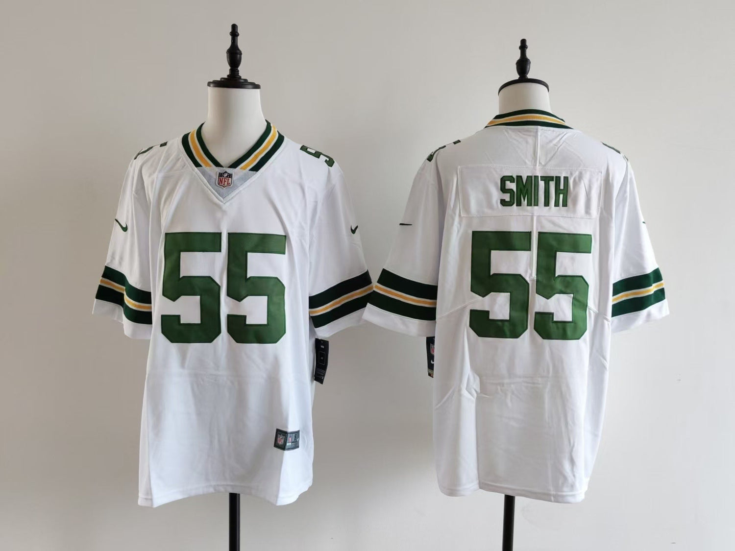 Men's Green Bay Packers Darius Smith Nike Jersey -  White