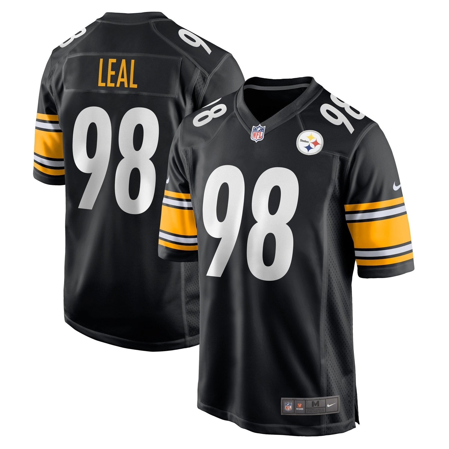 DeMarvin Leal Pittsburgh Steelers Nike Game   Jersey - Black
