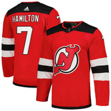 Dougie Hamilton New Jersey Devils   Home Primegreen   Jersey - Red