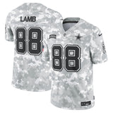 CeeDee Lamb Dallas Cowboys Nike 2024 Salute to Service Limited Jersey - Arctic Camo