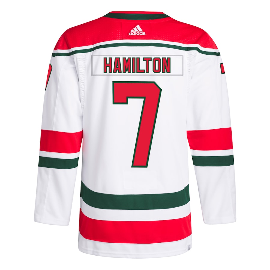 Dougie Hamilton New Jersey Devils   Primegreen   Jersey - White