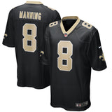 Archie Manning New Orleans Saints Nike Game Retired   Jersey - Black