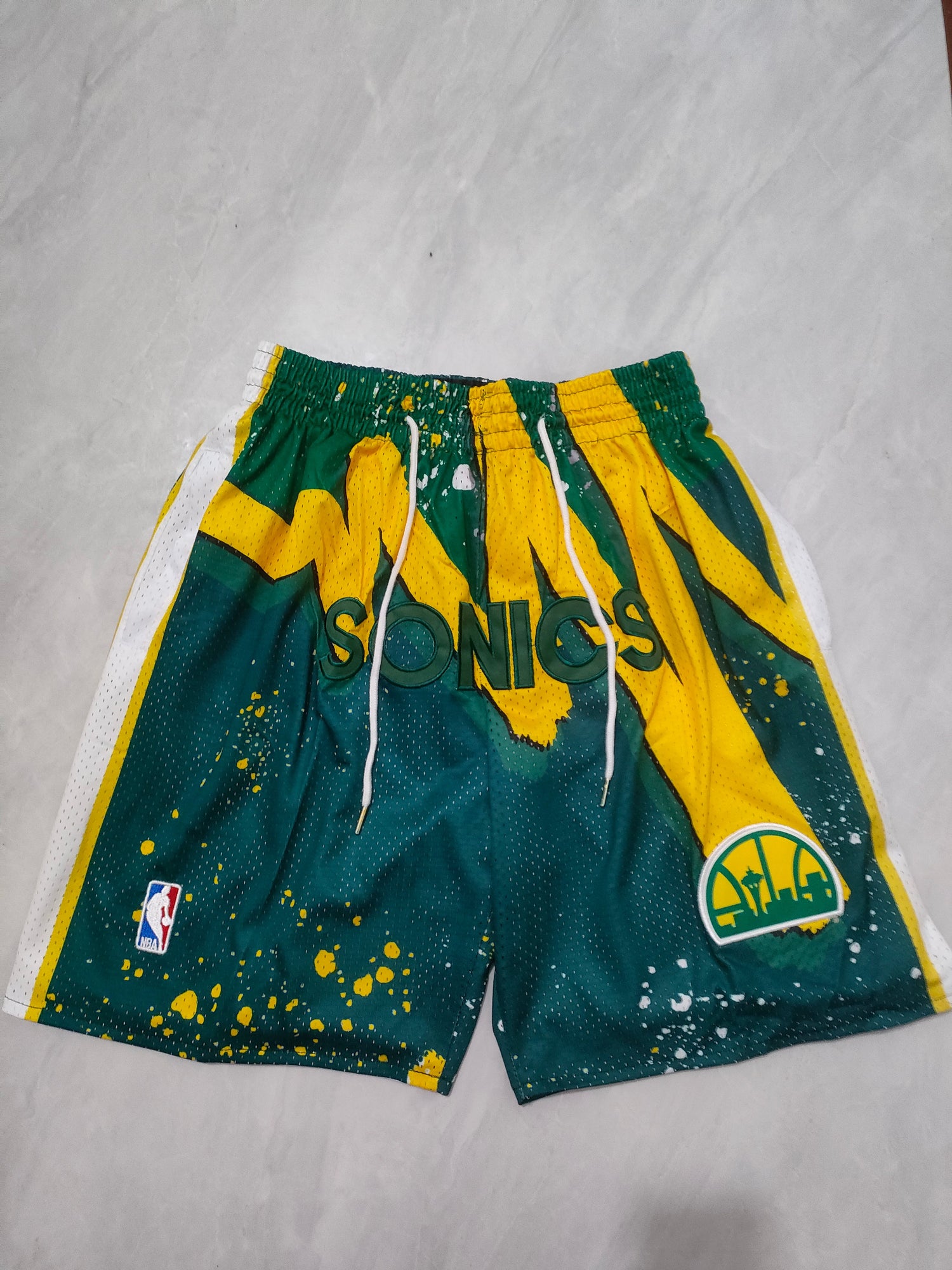 JUST DON Seattle SuperSonics Pocket Shorts