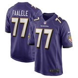 Daniel Faalele Baltimore Ravens Nike   Game Jersey - Purple