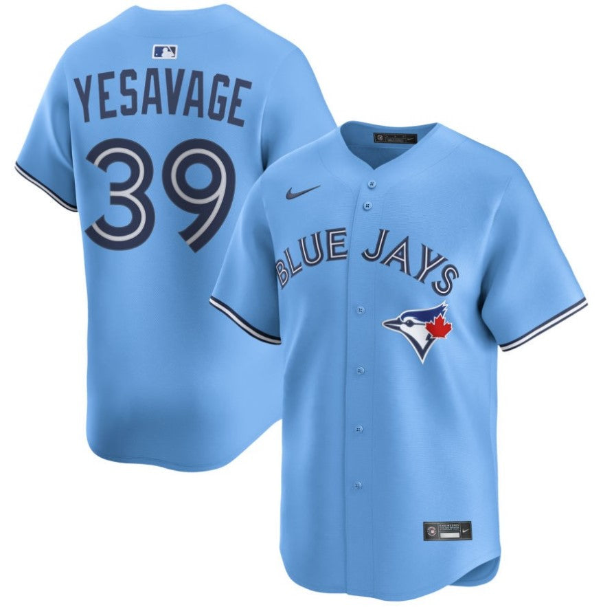 Men's Toronto Blue Jays Trey Yesavage Powder Blue MLB Baseball Player Jersey