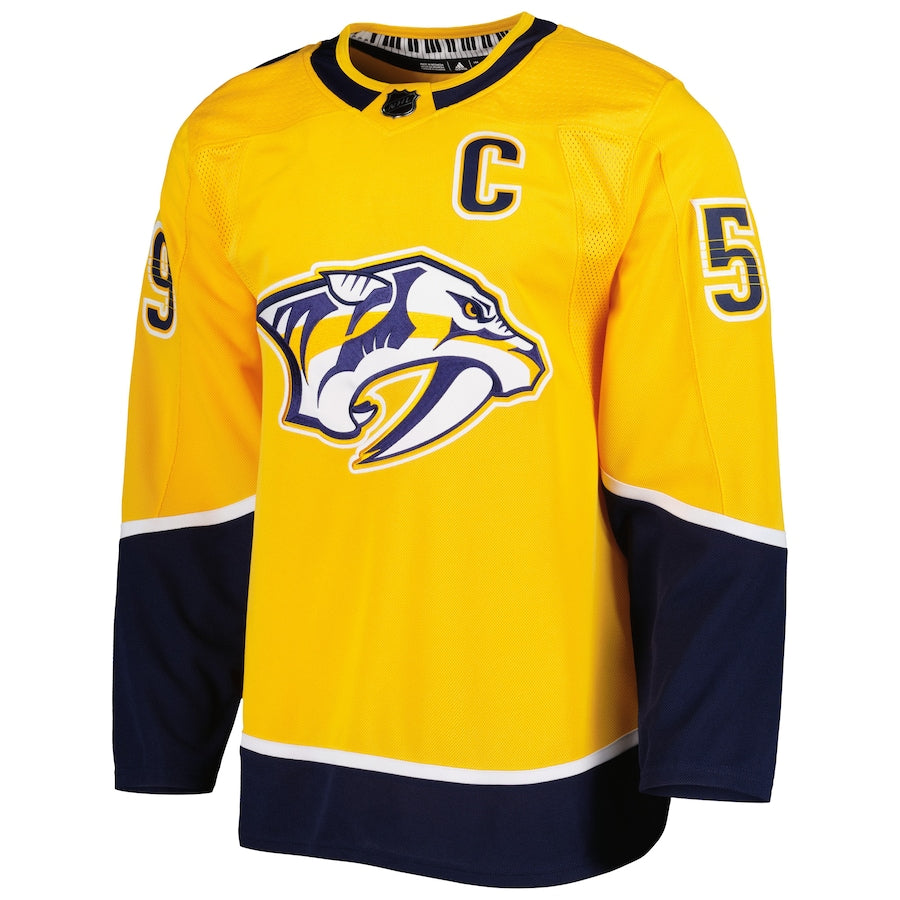 Roman Josi Nashville Predators   Primegreen   Jersey - Gold