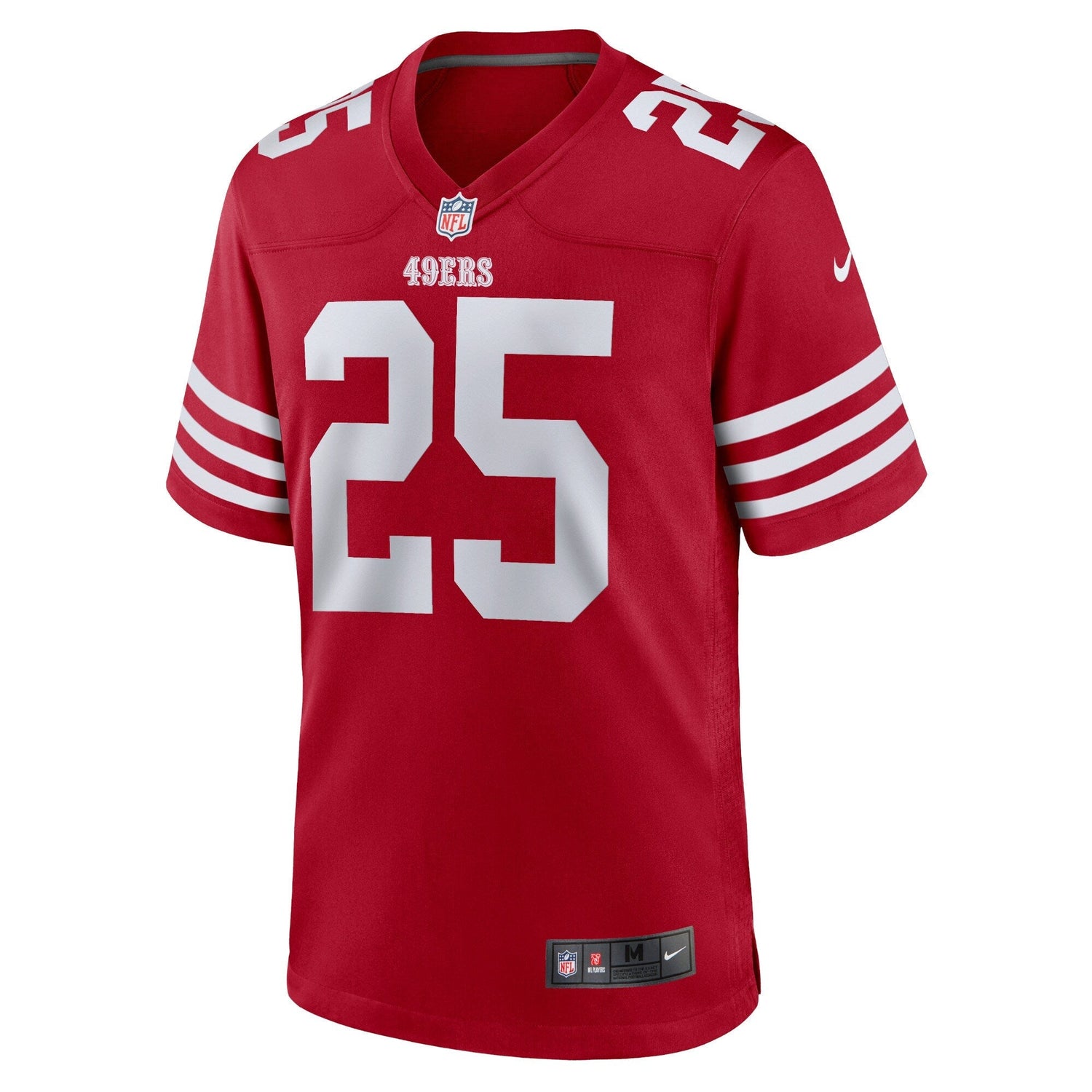 Elijah Mitchell San Francisco 49ers Nike Team   Game Jersey - Scarlet