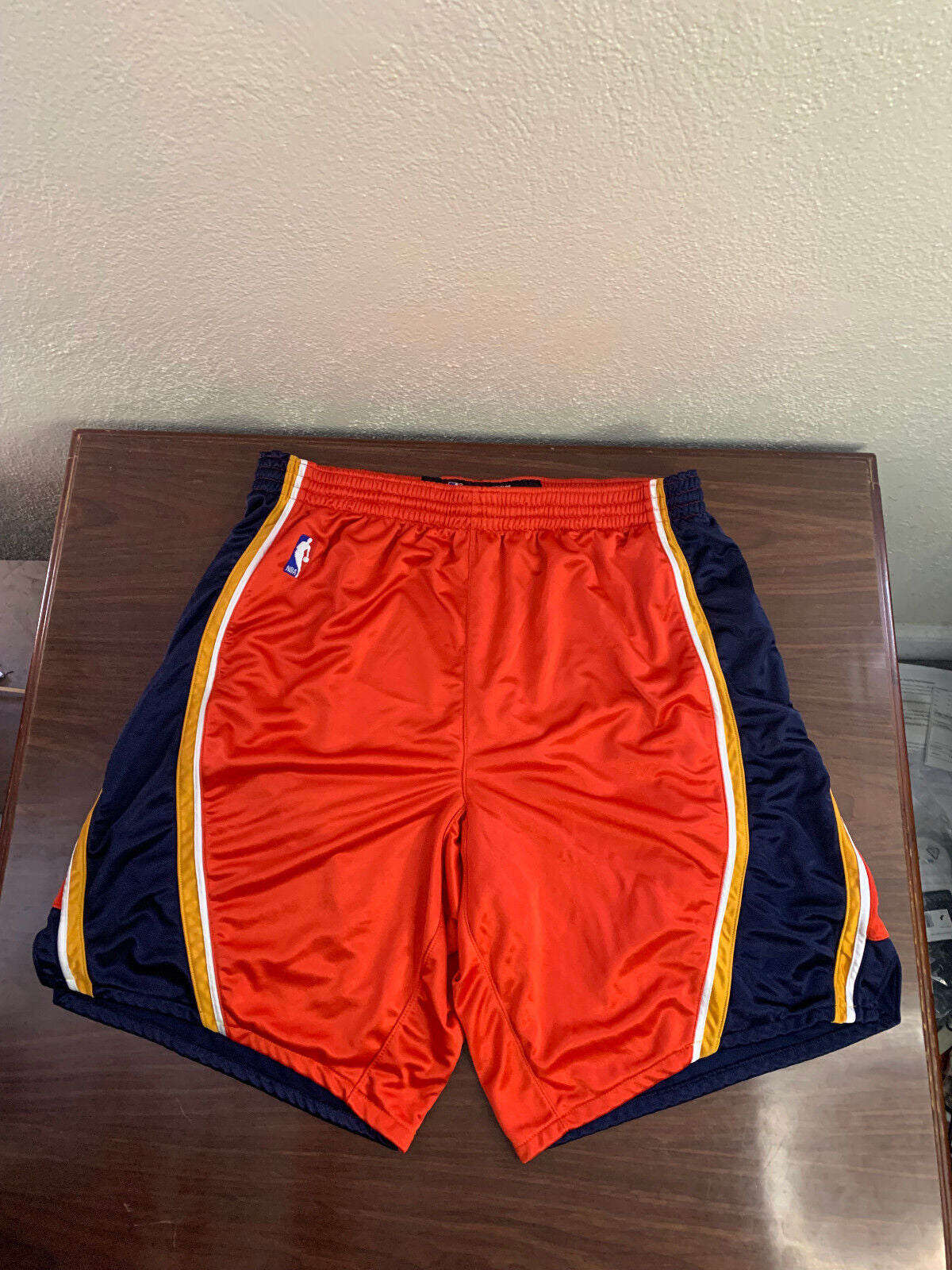 NBA Golden State Warriors Basketball #1 Stephen Jackson Game Worn Shorts 48+2