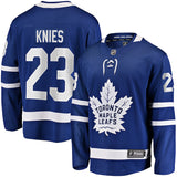Matthew Knies Toronto Maple Leafs  Home Premier Breakaway  Jersey - Blue