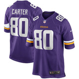 Cris Carter Minnesota Vikings Nike Game Retired   Jersey - Purple