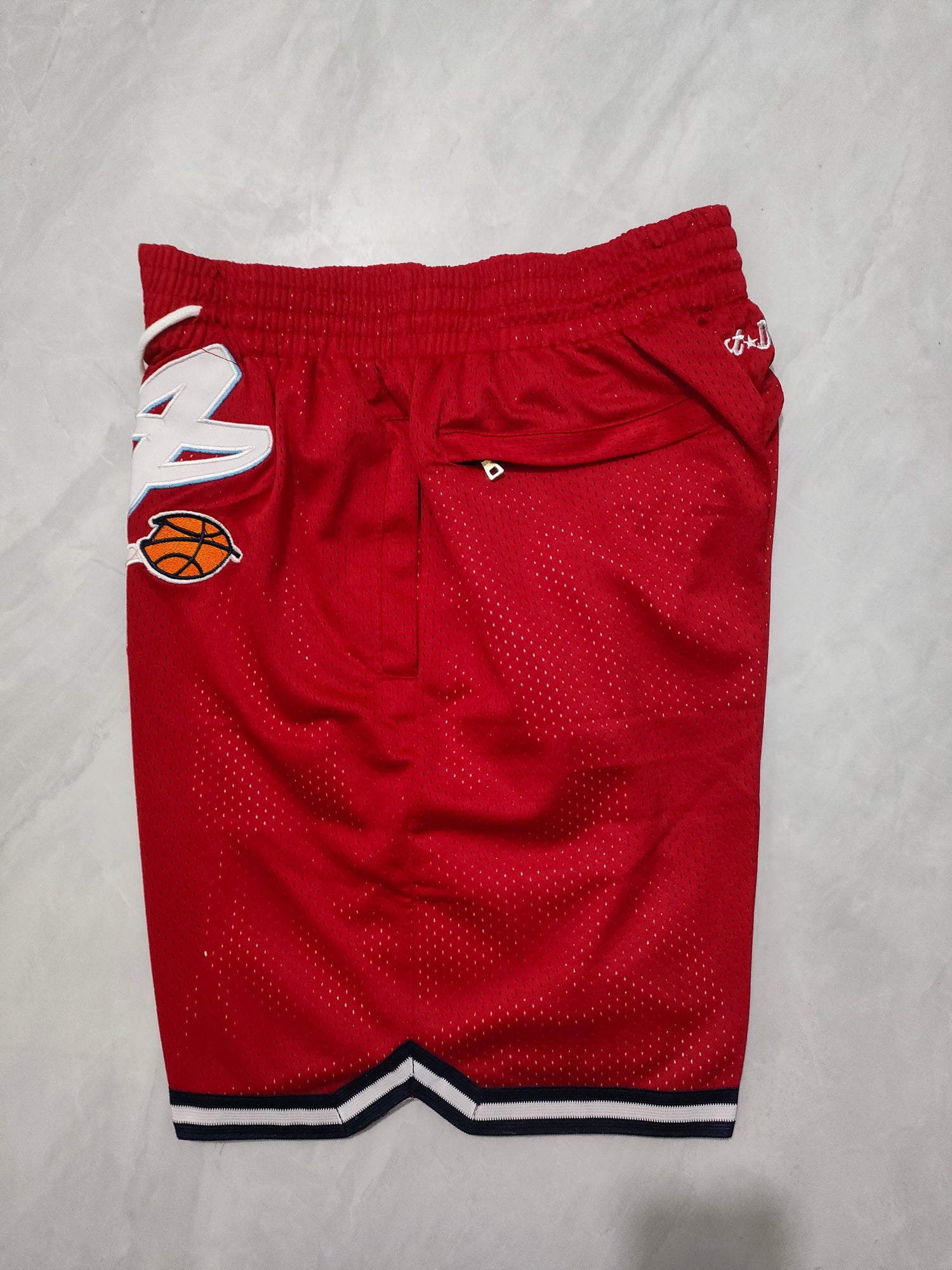 JUST DON USA TEAM Olympic Red Pocket Shorts