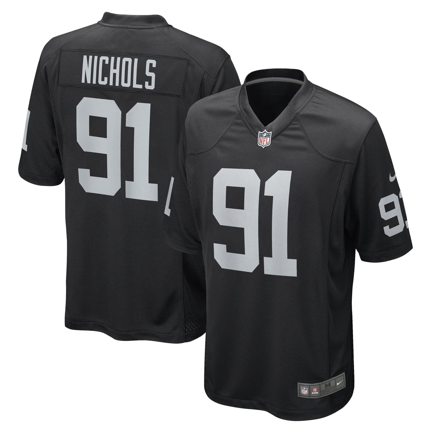 Bilal Nichols Las Vegas Raiders Nike Game   Jersey - Black