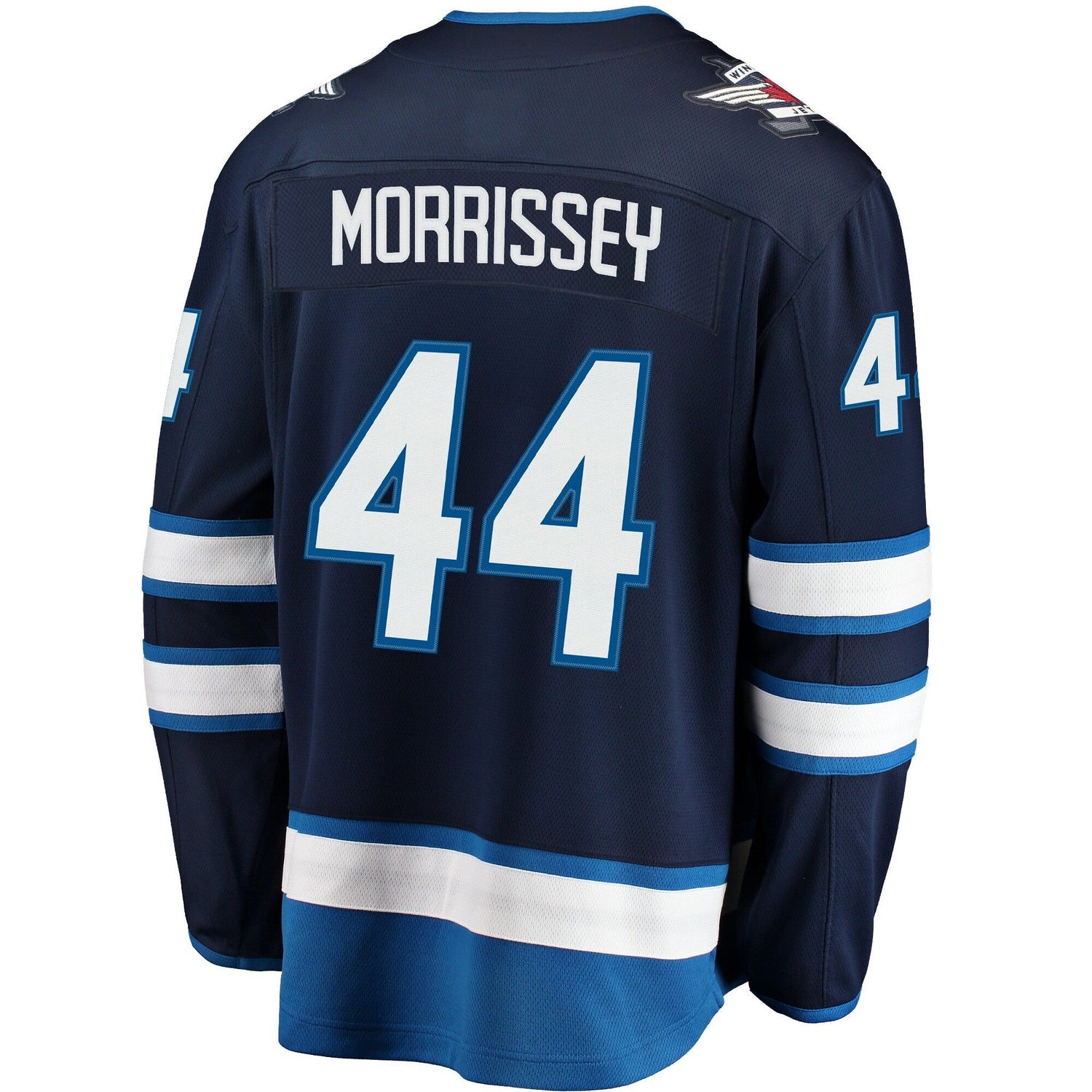 Men's Winnipeg Jets Josh Morrissey Fanatics Navy Breakaway  Jersey