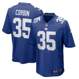 Jashaun Corbin New York Giants Nike Team Game Jersey -  Royal