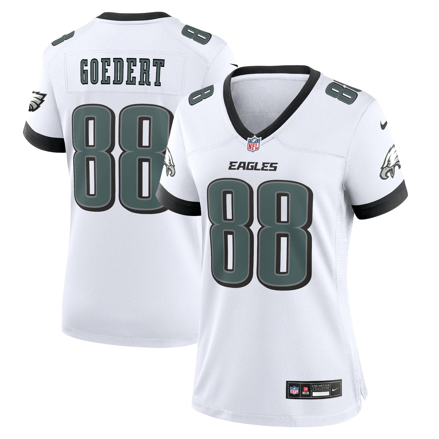 Dallas Goedert Philadelphia Eagles Nike White Game Jersey - White-MEN/WOMEN