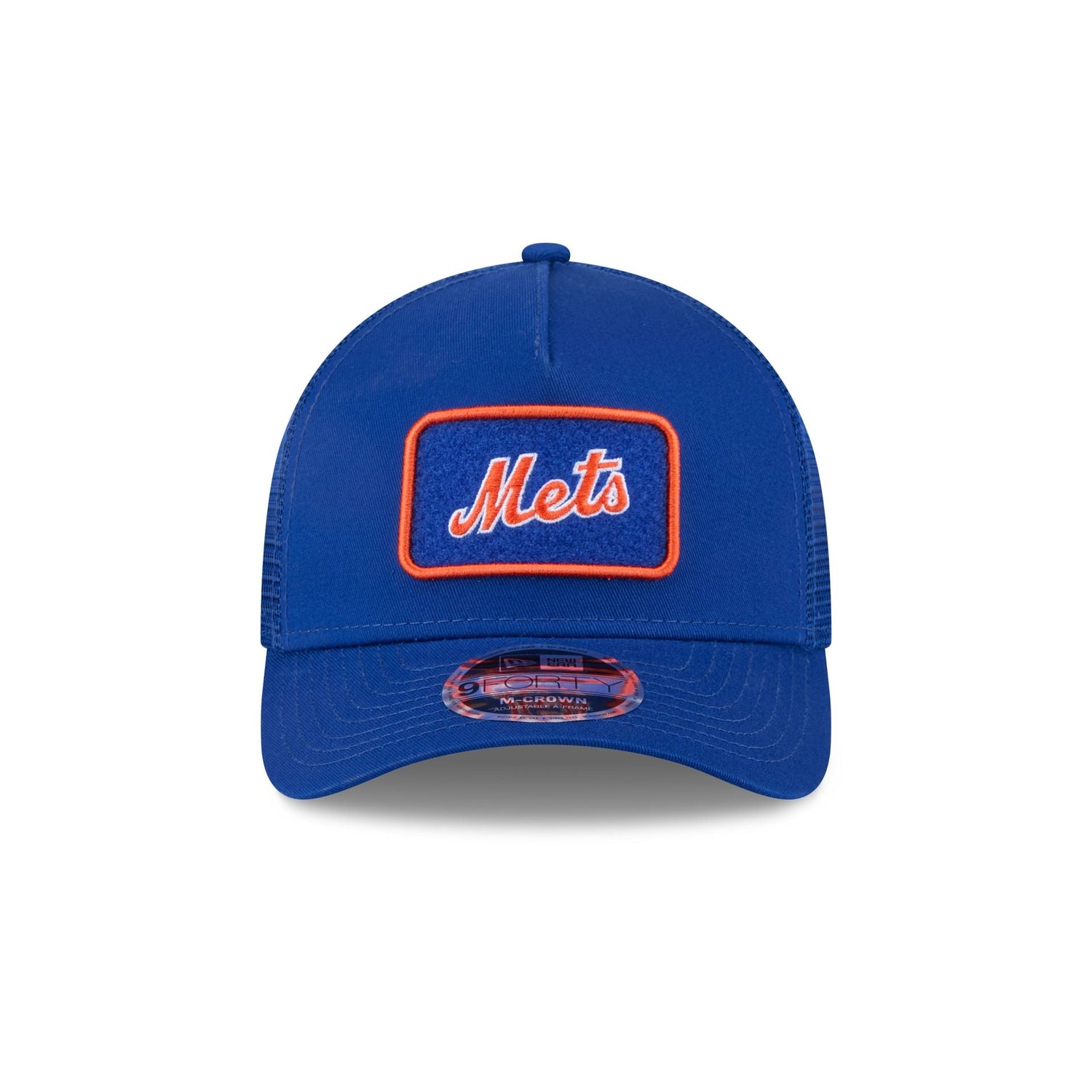 New York Mets Tonal Patch 9FORTY M-Crown A-Frame Trucker Hat