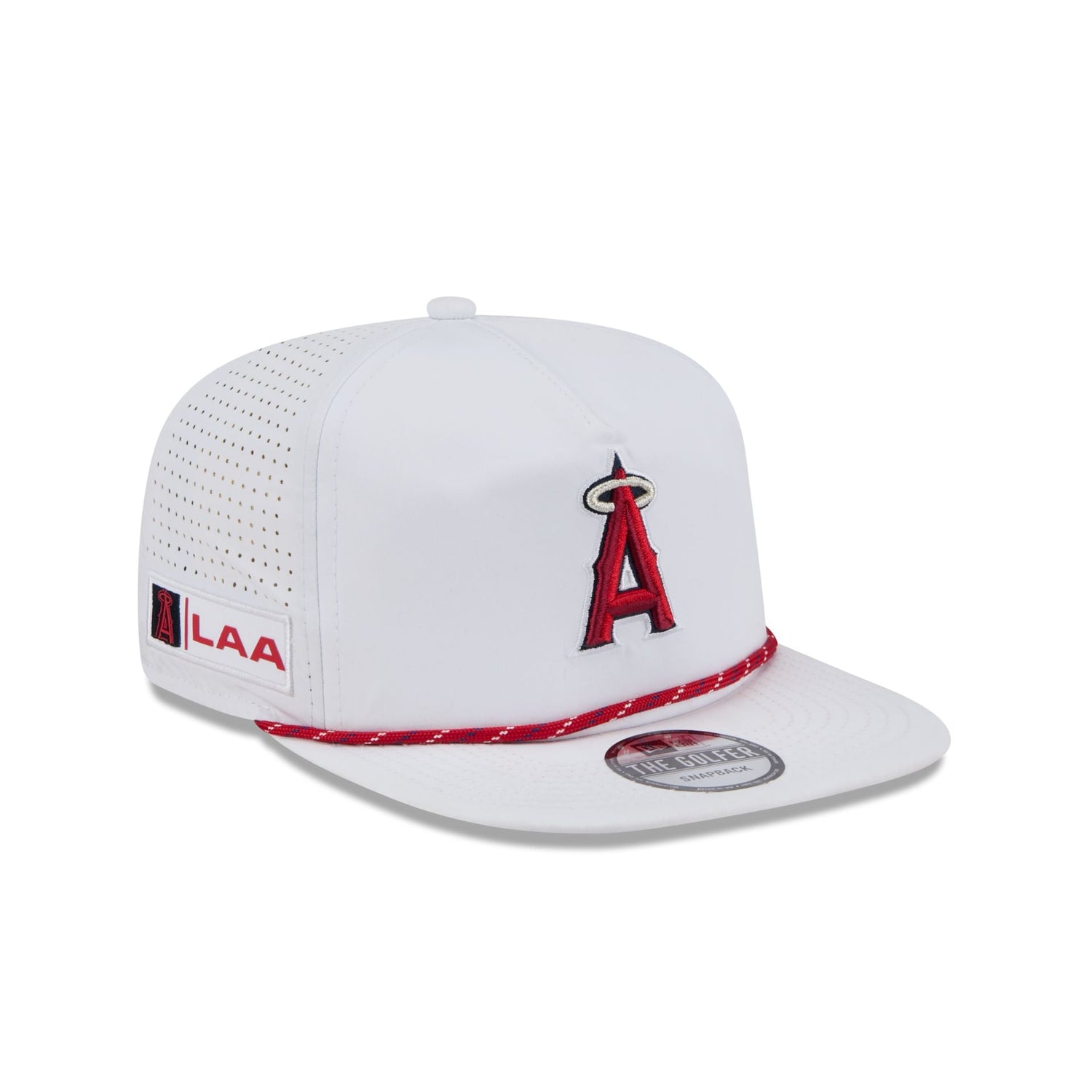 Los Angeles Angels Optic White Performance Rope Golfer Hat