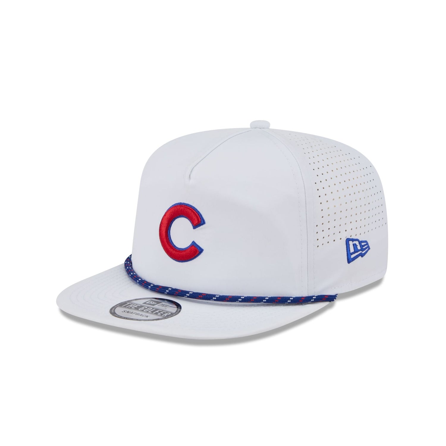 Chicago Cubs Optic White Performance Rope Golfer Hat