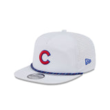 Chicago Cubs Optic White Performance Rope Golfer Hat