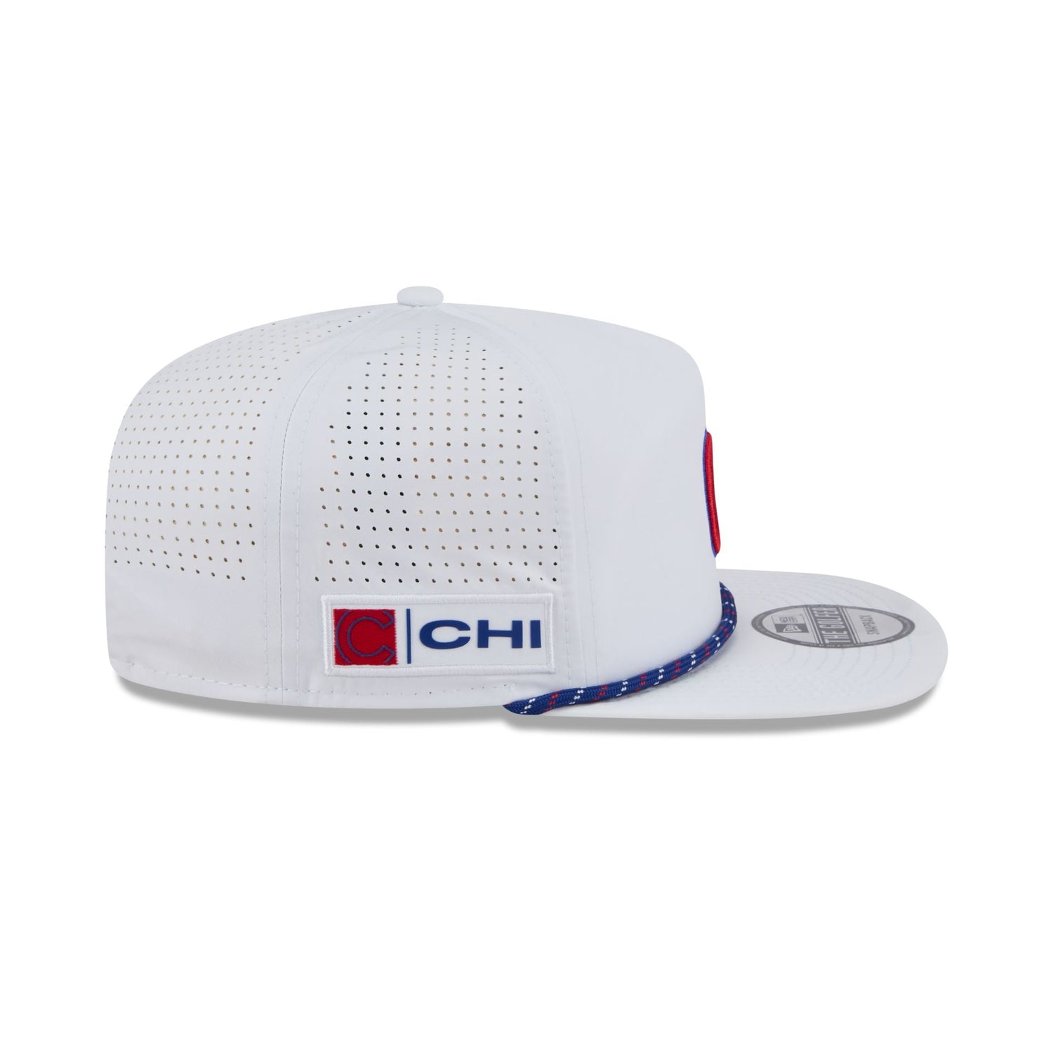 Chicago Cubs Optic White Performance Rope Golfer Hat