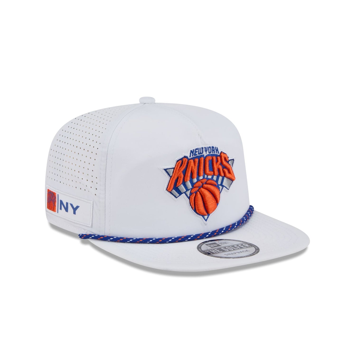 New York Knicks Optic White Performance Rope Golfer Hat