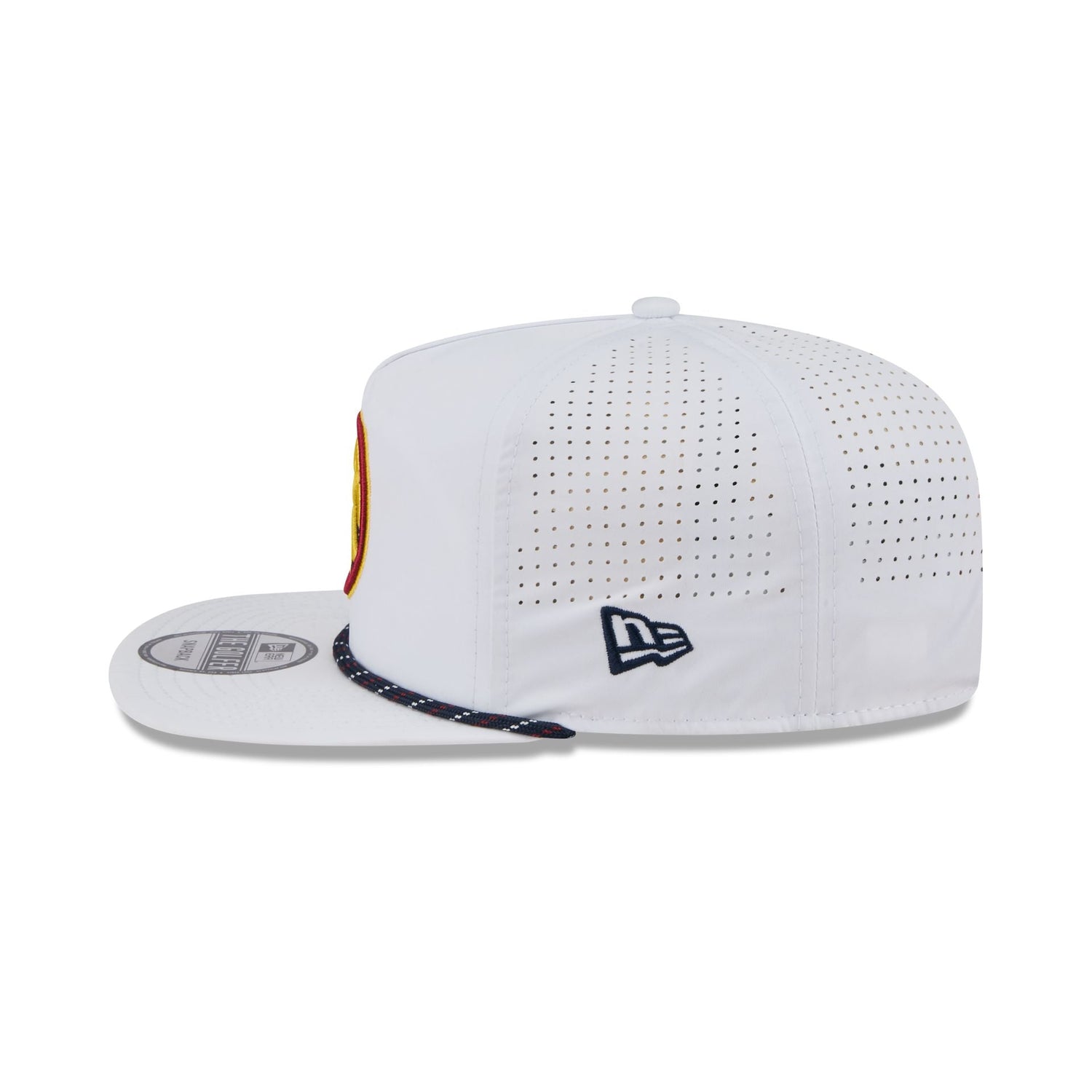 Denver Nuggets Optic White Performance Rope Golfer Hat