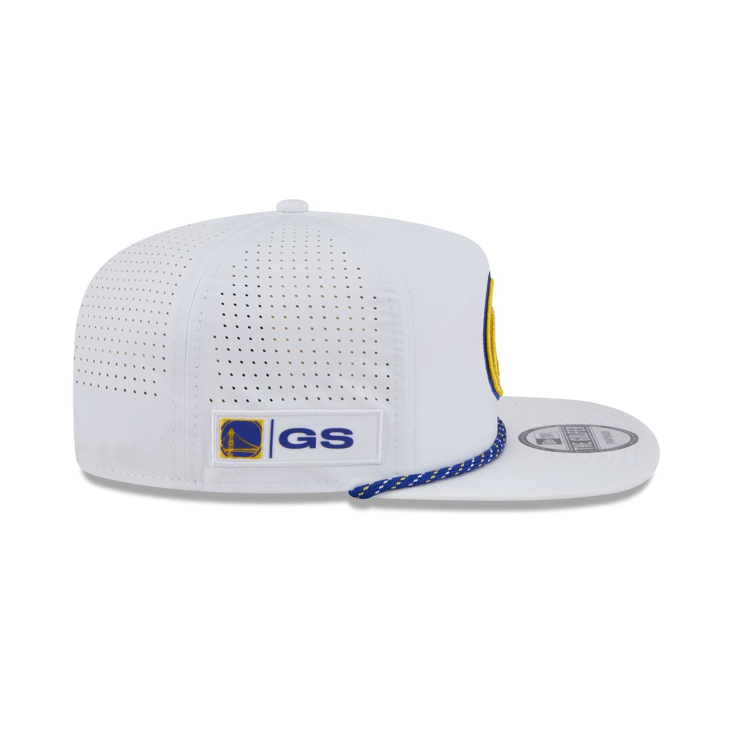 Golden State Warriors Optic White Performance Rope Golfer Hat