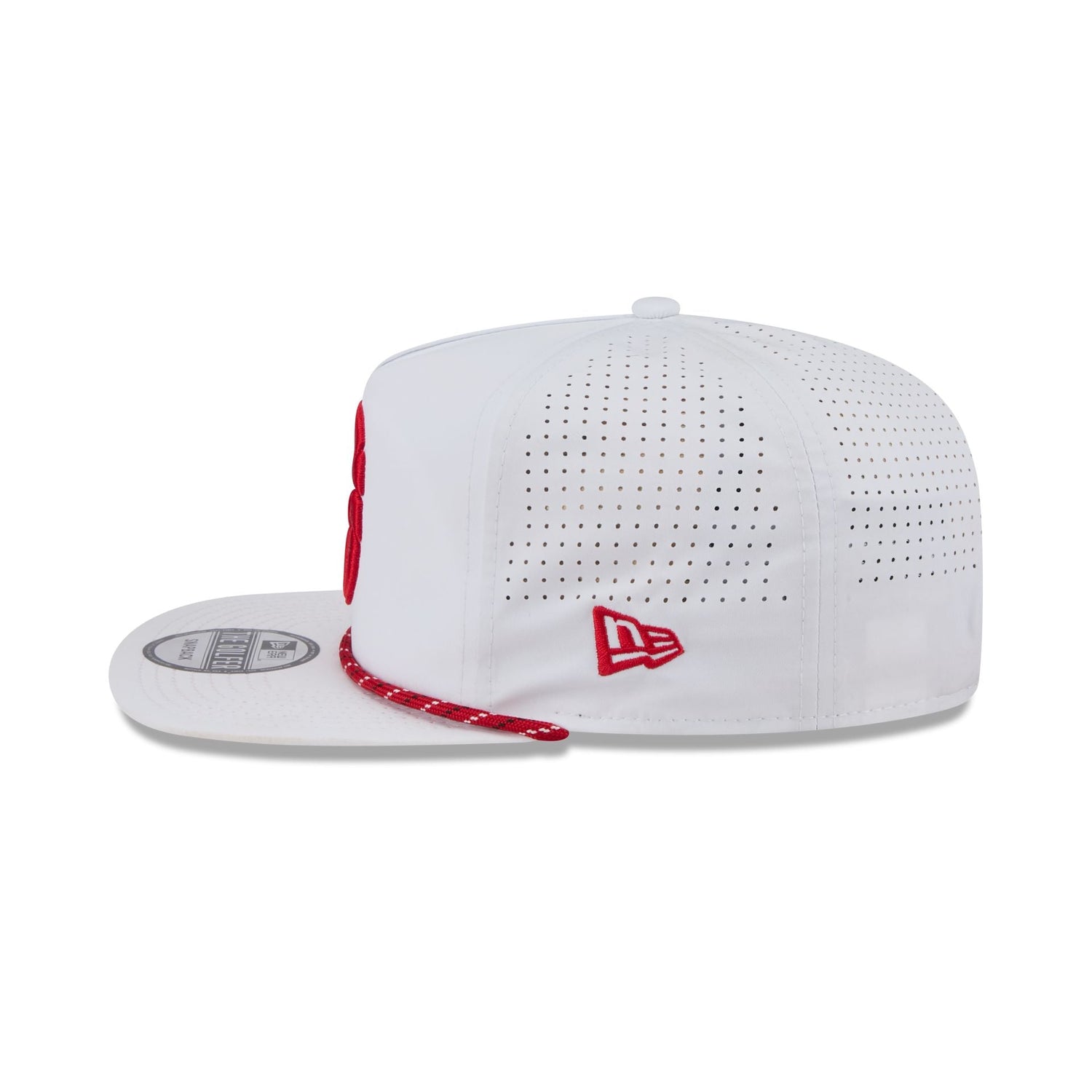 Toronto Raptors Optic White Performance Rope Golfer Hat