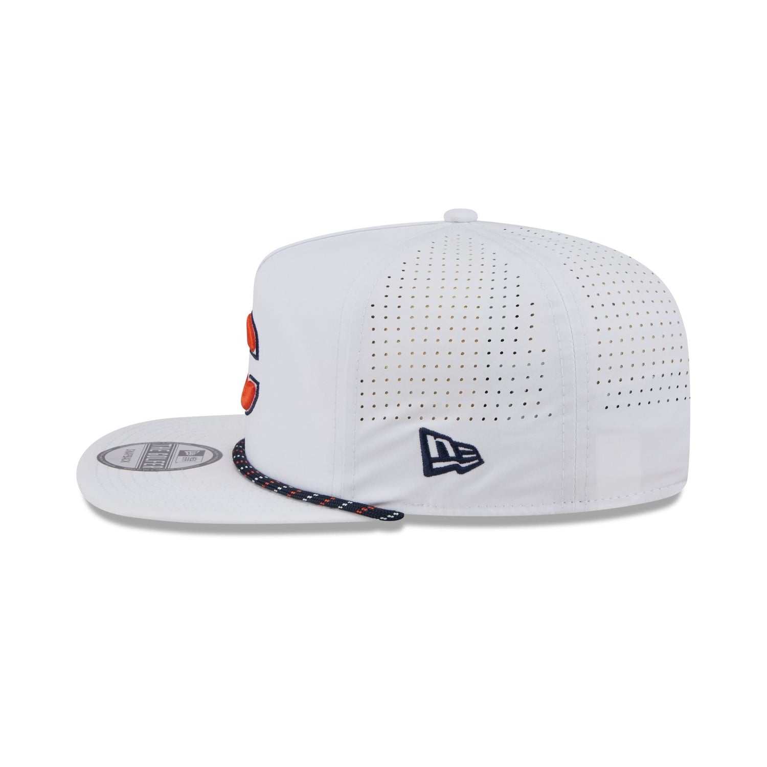 Chicago Bears Optic White Performance Rope Golfer Hat