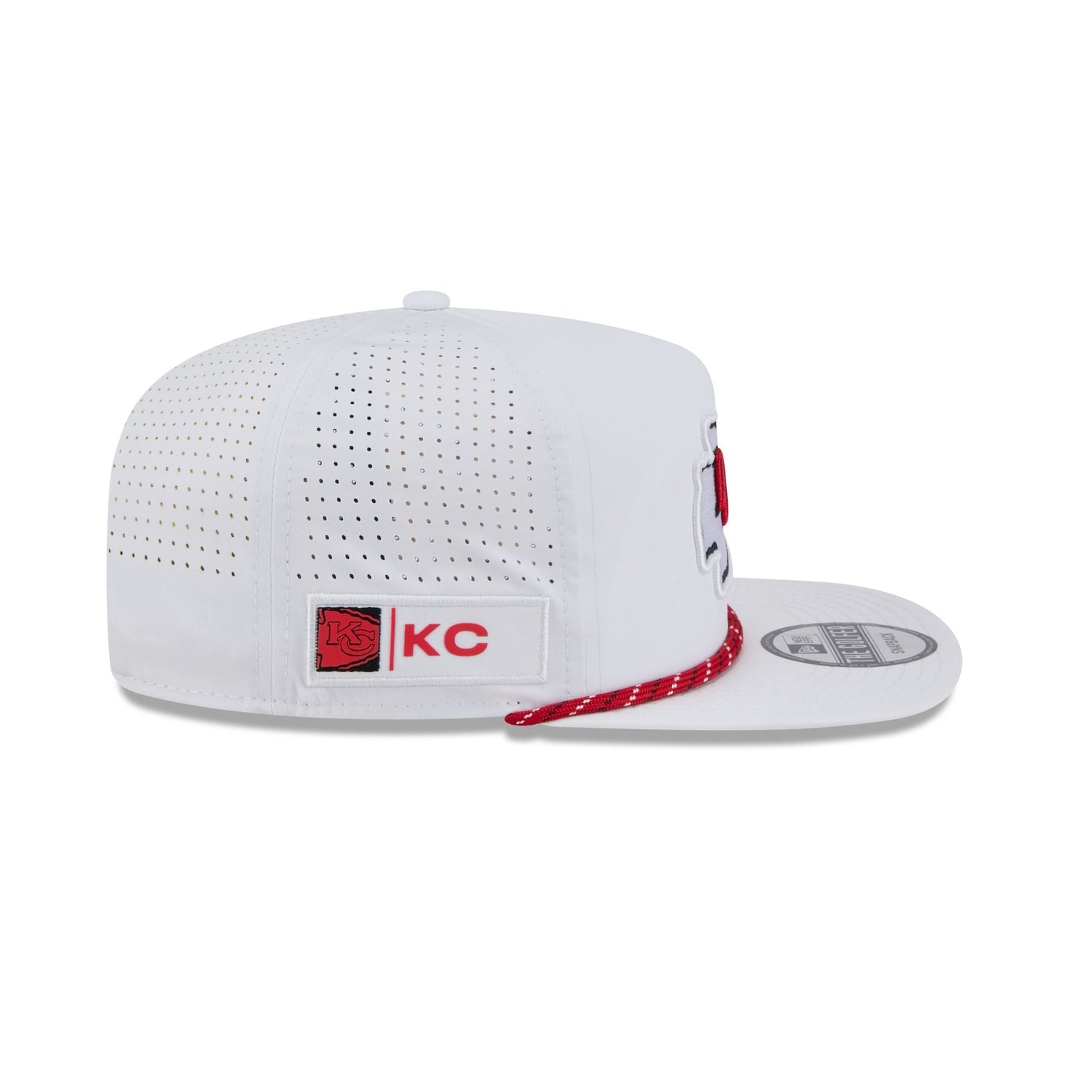 Kansas City Chiefs Optic White Performance Rope Golfer Hat