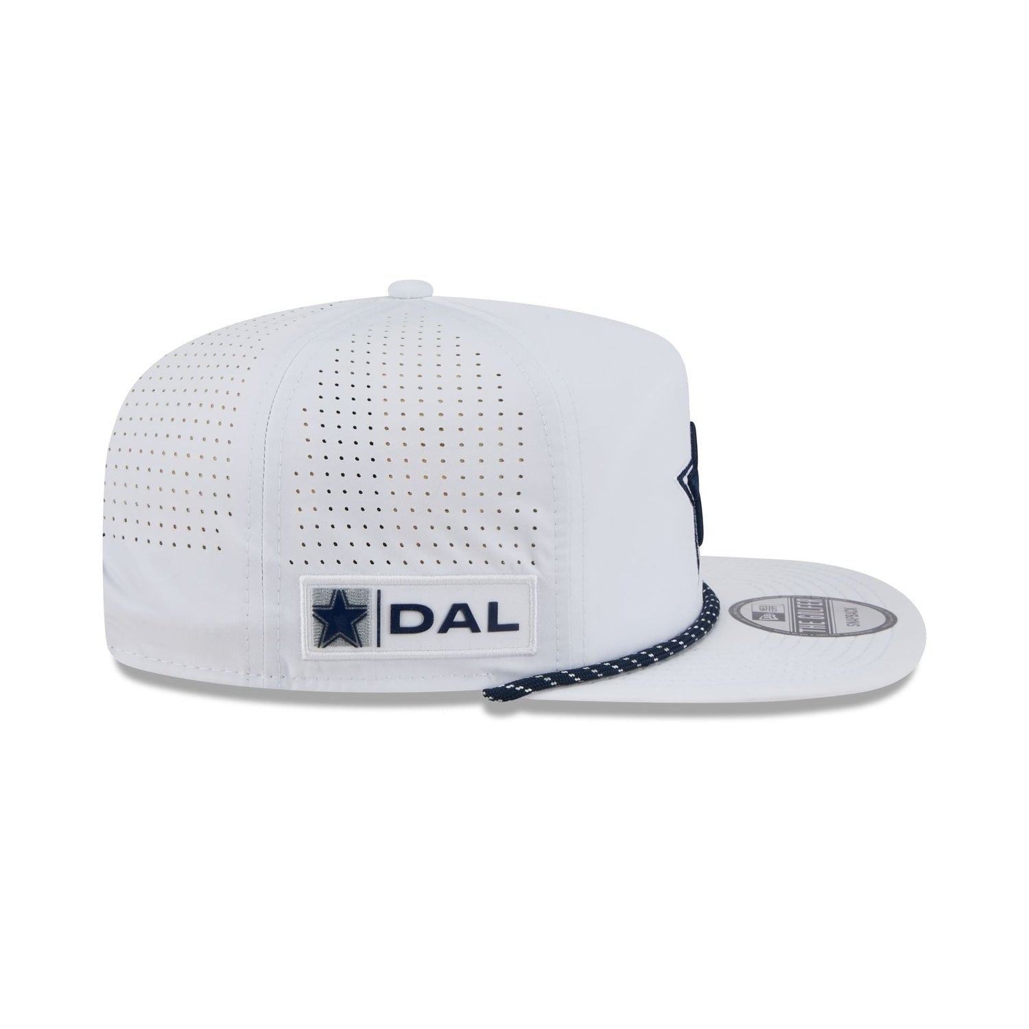 Dallas Cowboys Optic White Performance Rope Golfer Hat
