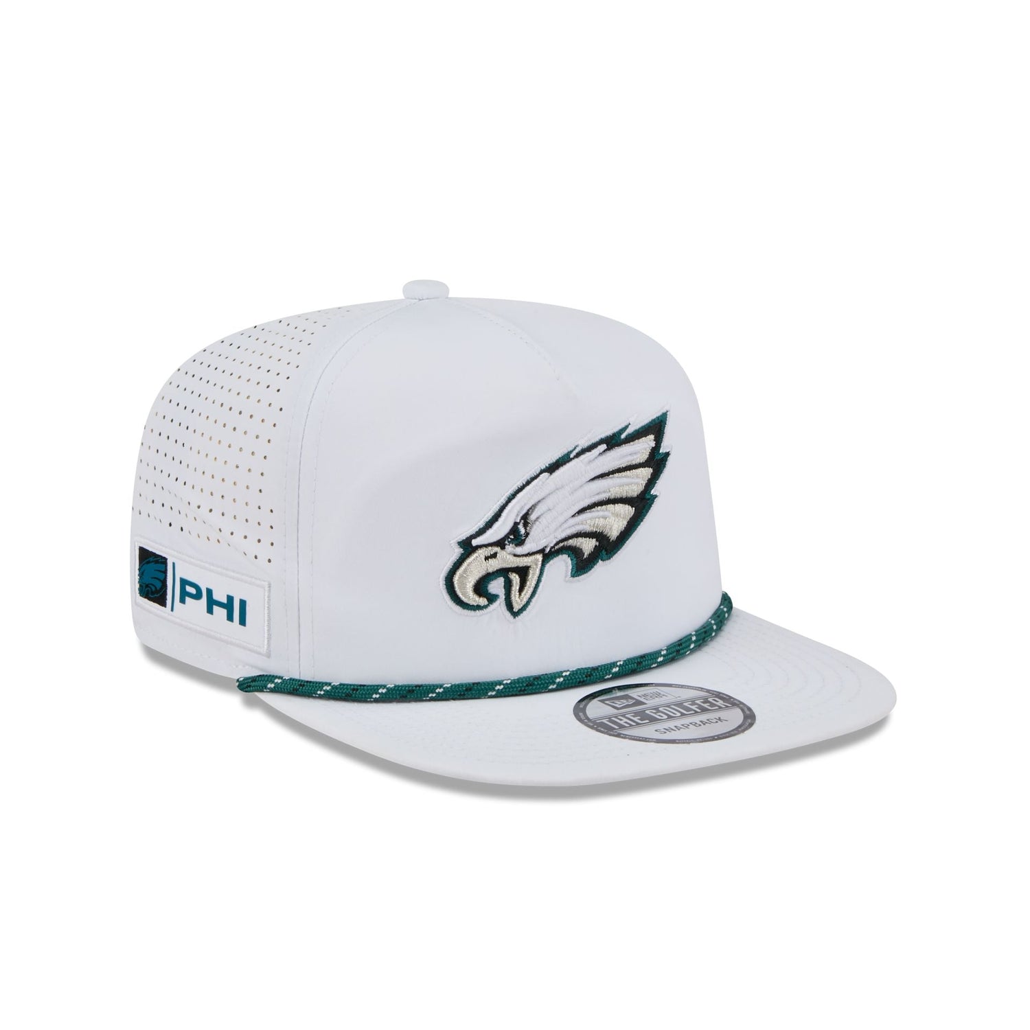 Philadelphia Eagles Optic White Performance Rope Golfer Hat