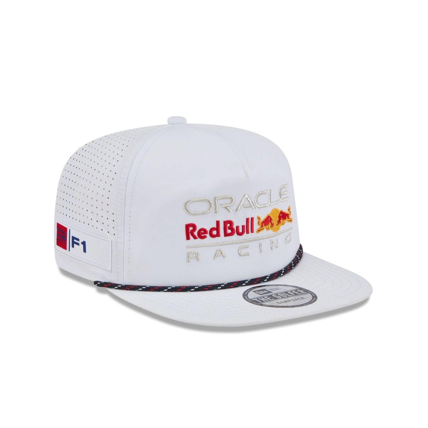 Oracle Red Bull Racing Optic White Performance Rope Golfer Hat