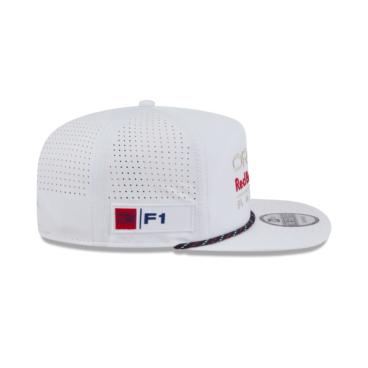 Oracle Red Bull Racing Optic White Performance Rope Golfer Hat