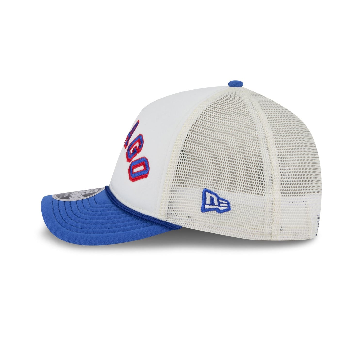 Chicago Cubs Chrome Arch 9FORTY M-Crown A-Frame Trucker Hat