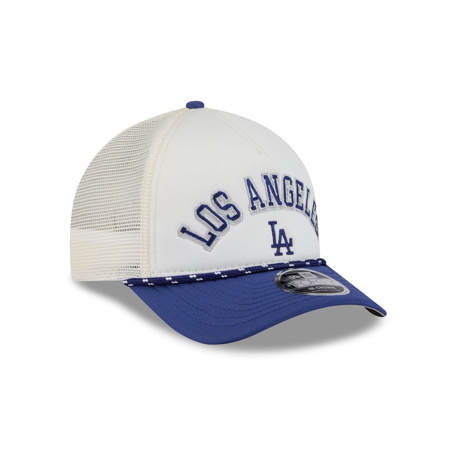 Los Angeles Dodgers Chrome Arch 9FORTY M-Crown A-Frame Trucker Hat