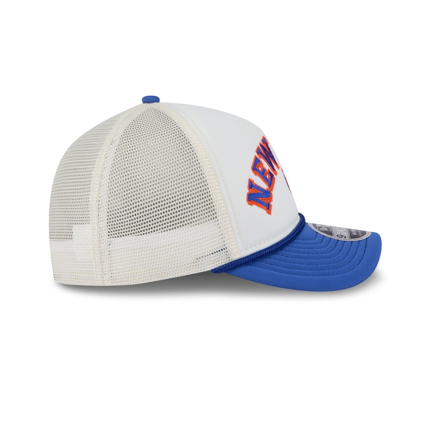 New York Mets Chrome Arch 9FORTY M-Crown A-Frame Trucker Hat
