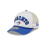 Toronto Blue Jays Chrome Arch 9FORTY M-Crown A-Frame Trucker Hat