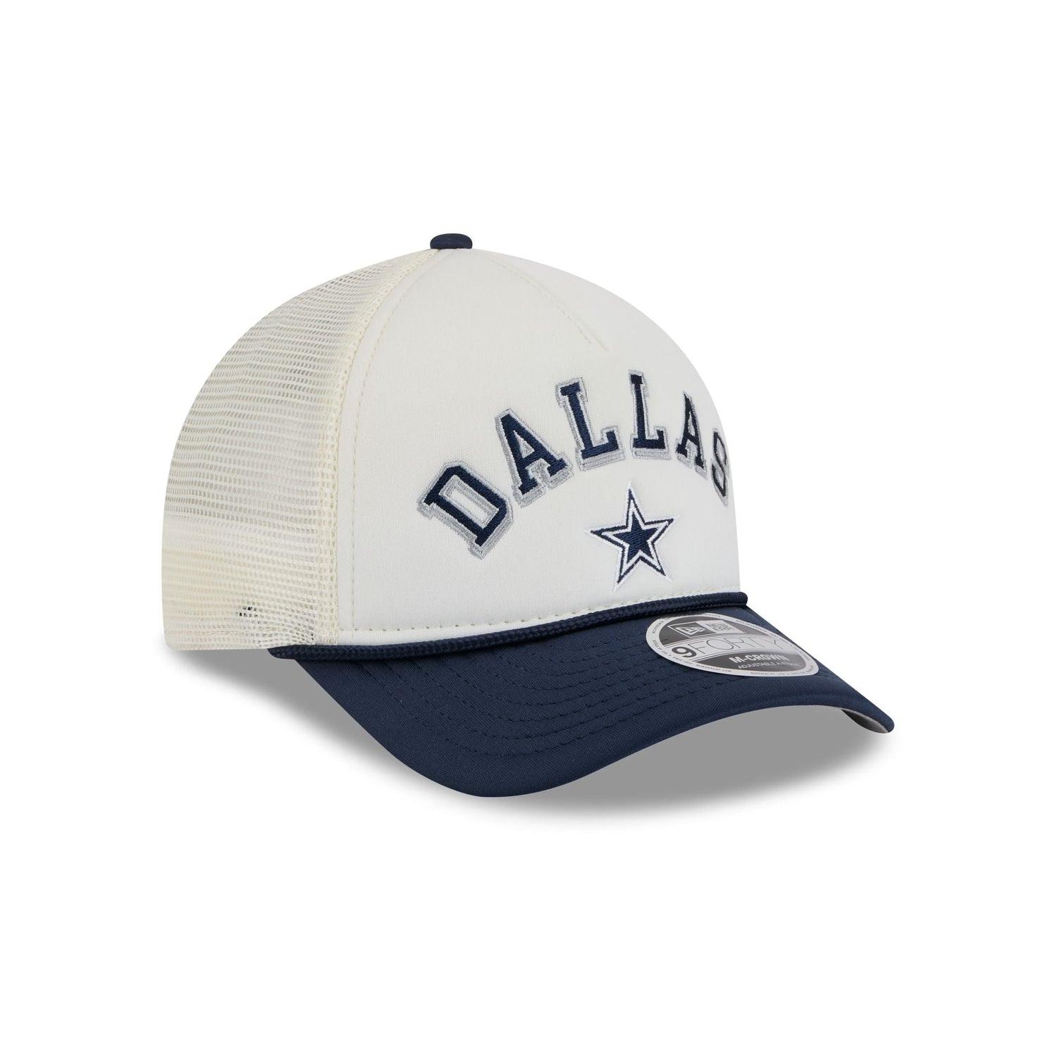 Dallas Cowboys Chrome Arch 9FORTY M-Crown A-Frame Trucker Hat