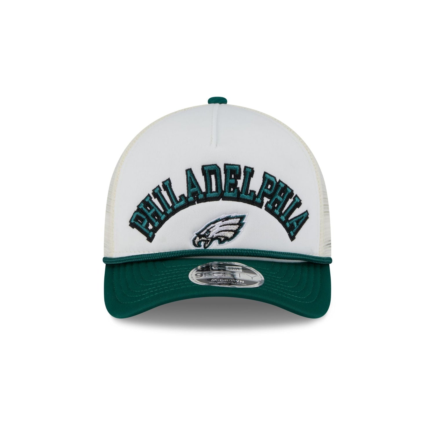 Philadelphia Eagles Chrome Arch 9FORTY M-Crown A-Frame Trucker Hat
