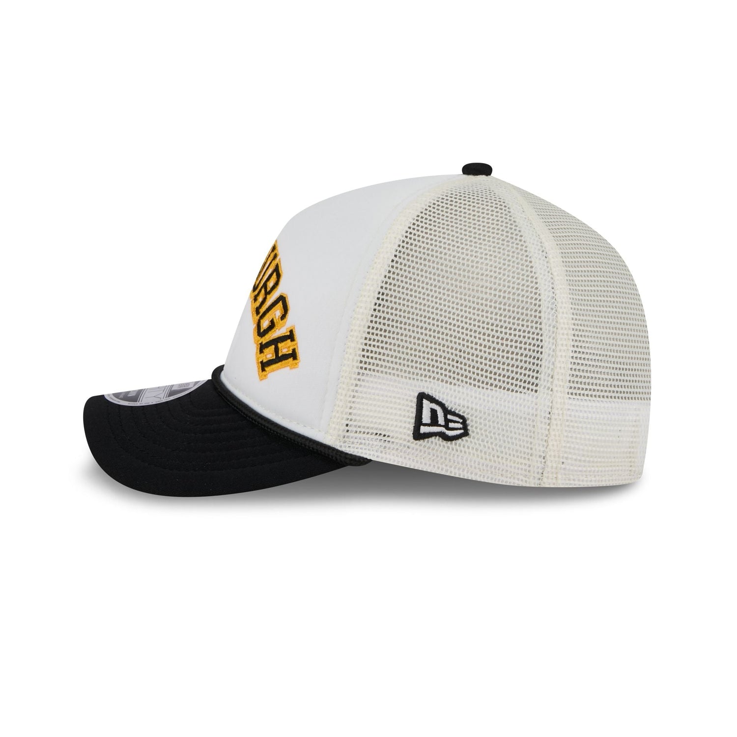 Pittsburgh Steelers Chrome Arch 9FORTY M-Crown A-Frame Trucker Hat